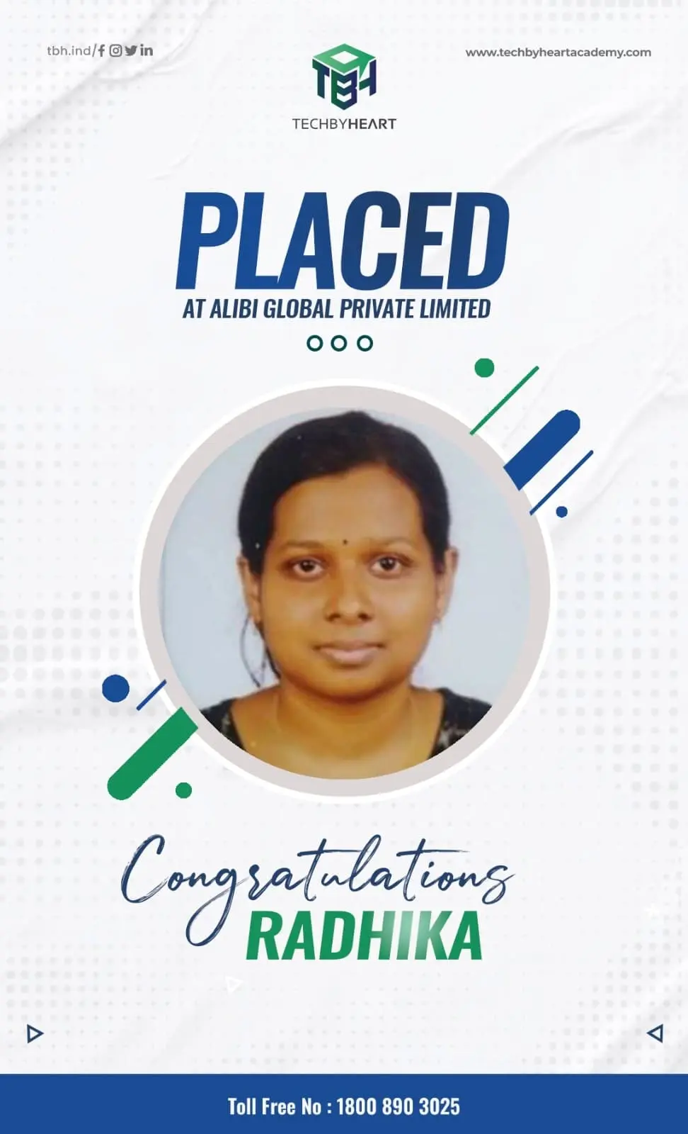 Radhika SkillPod Student Placement